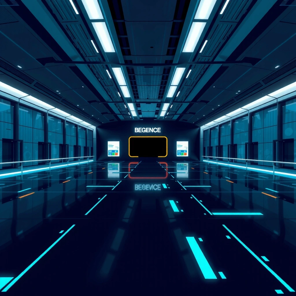 Abstract digital terminal background