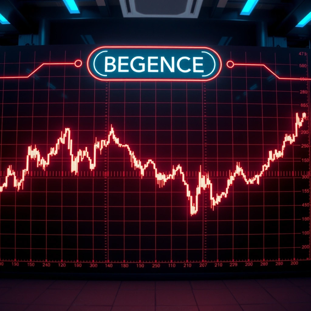 Financial chart visualization